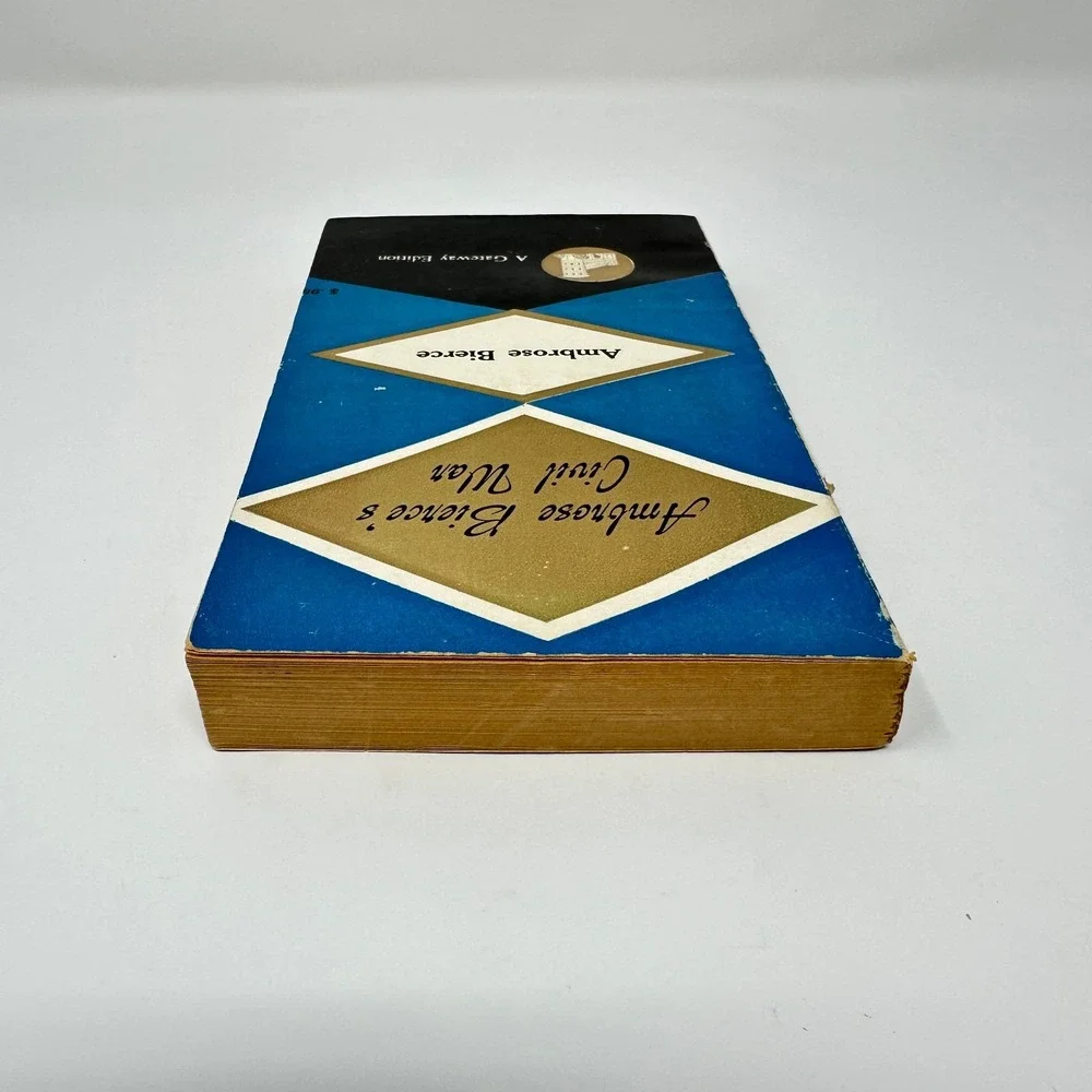 Vintage 1960s Ambrose Bierce Civil War Gateway Edition Paperback Classic Book